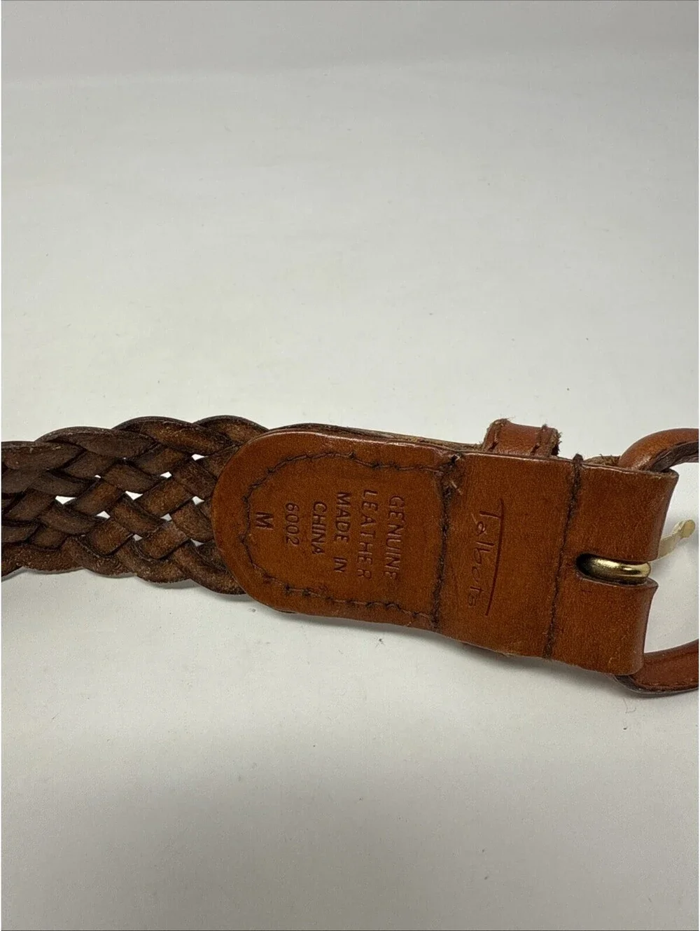 Talbots Genuine Leather Light Brown Belt Size Medium